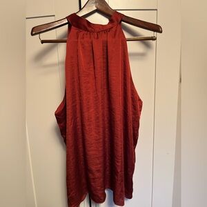 Reitmans Rust Sleeveless Blouse